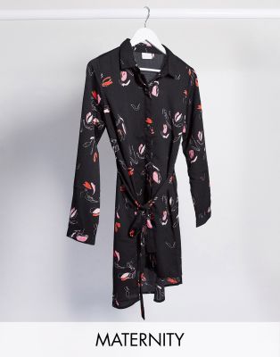 Свободная туника с принтом Mamalicious-Мульти Mama.Licious