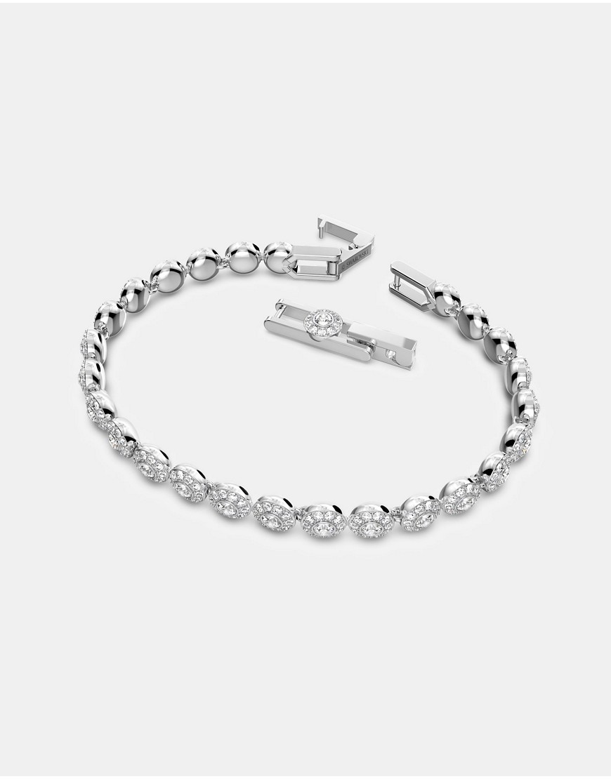 Swarovski angelic round cut bracelet in white