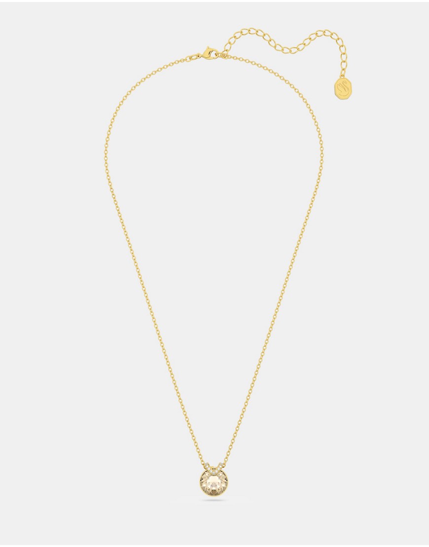 Swarovski bella v pendant in gold-tone plated-Neutral