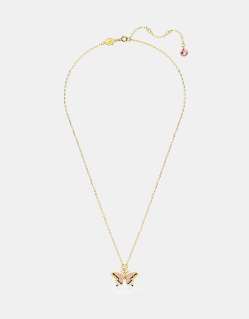 Swarovski Idyllia gold-tone plated pendant in multi