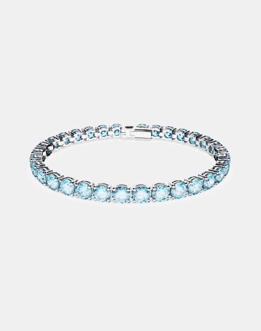 Sterling silver swarovski tennis on sale bracelet