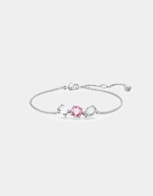 Swarovski Mesmera bracelet with mixed cuts in pink