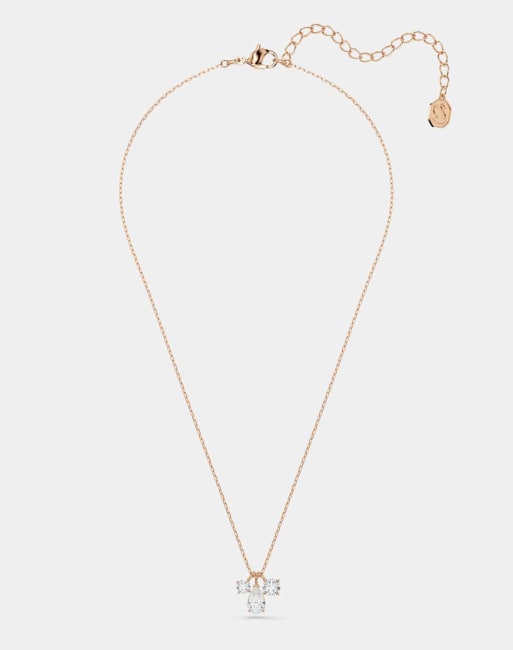 Swarovski Mesmera pendant, mixed cuts, white, rose gold-tone plated in rose gold tone, 2 of 3