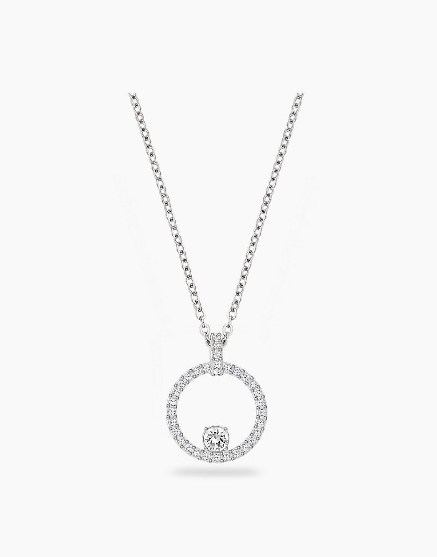 Swarovski pendant crystal necklace in white