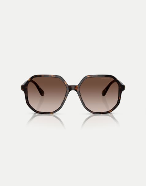 Swarovski - Sk6003 - Lunettes de soleil à monture irrégulière avec verres marron - Havane - view 1