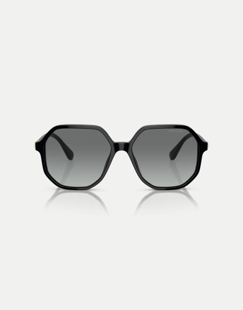 Swarovski - Sk6003 - Lunettes de soleil irrégulières à verres gris - Noir - view 1