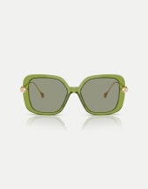 Swarovski Sk6001 square sunglasses with blue mirrored lens