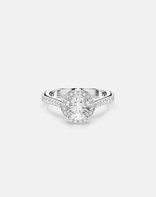 Swarovski Una angelic ring with silver-tone finish in white