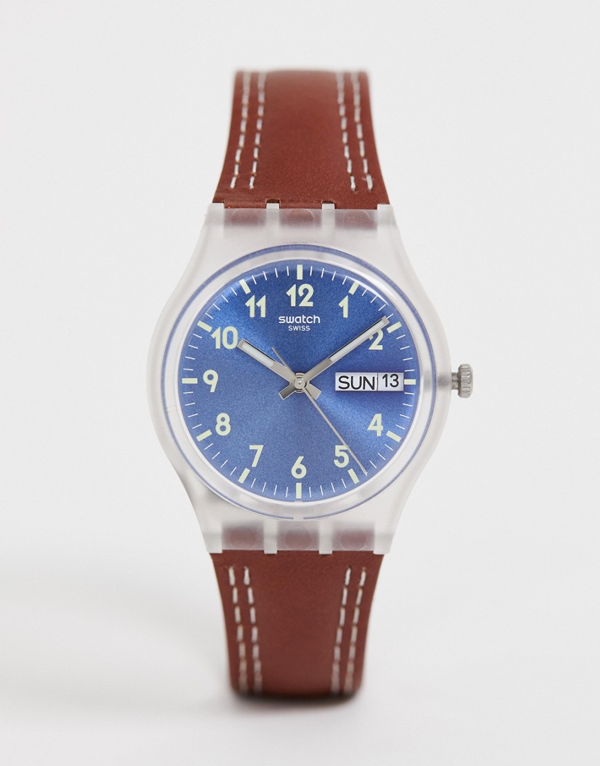 Swatch GE709 watch-Brown