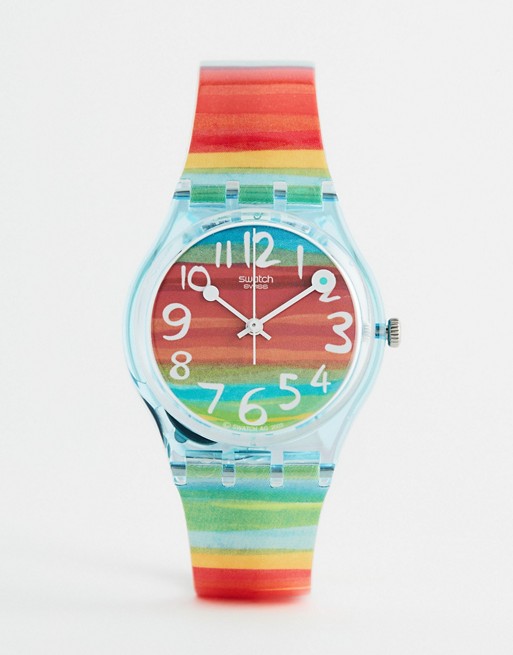 Swatch GS124 Original Colour The Sky Stripe Watch