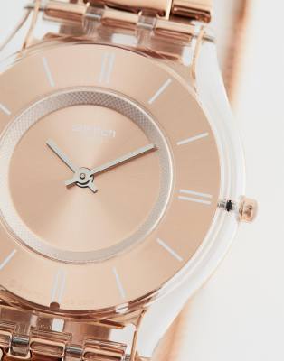 swatch uhren rosegold