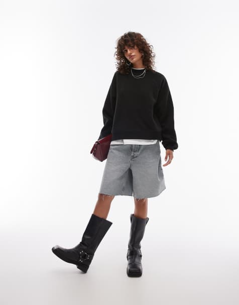 Sweatshirt i teddymaterial - view 1