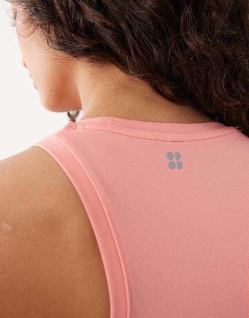 Sweaty Betty - Athlete - Lyserød sømløs træningstanktop, 4 af 4