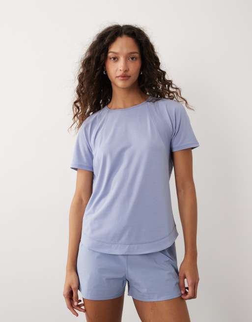 Sweaty Betty – Breathe Easy – Set aus Netzstoff in Blau, 2 von 3