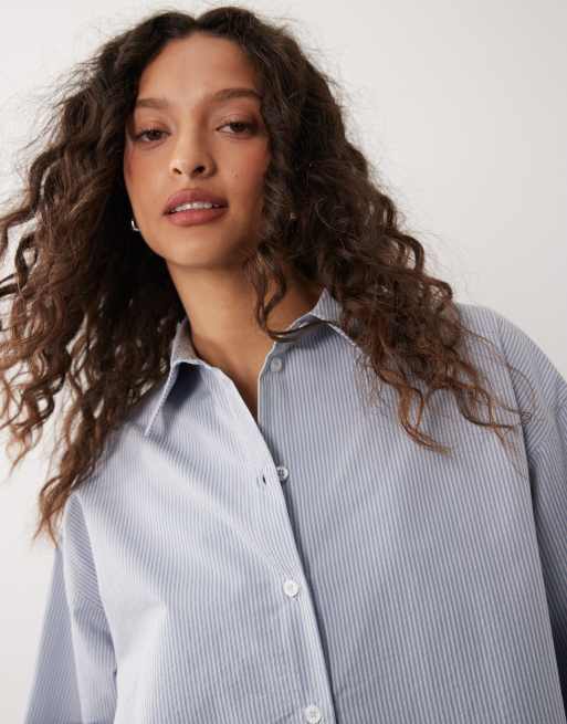Sweaty - Betty - Chemise d'été à rayures - Bleu/blanc multicolore, 3 de 4