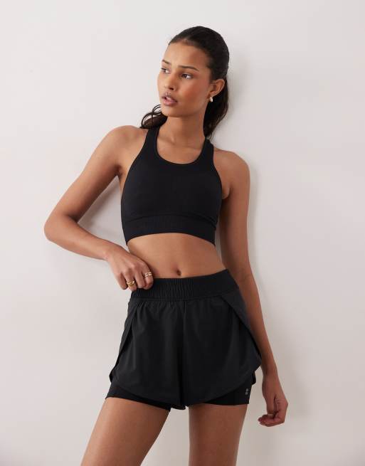 Sweaty Betty – Get Set – 2-in-1 Trainingsshorts in Schwarz, 5 von 5