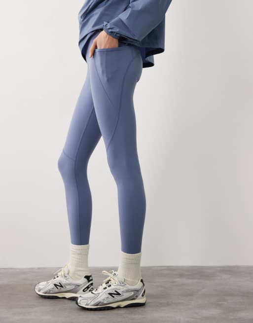 Sweaty Betty Power 7/8 workout leggings in blue, 4 of 5