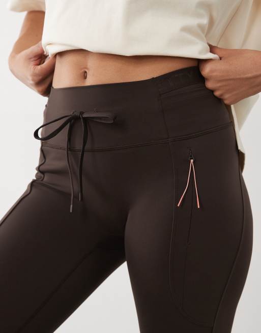 Sweaty Betty Power 7/8 workout leggings in brown, 2 of 5