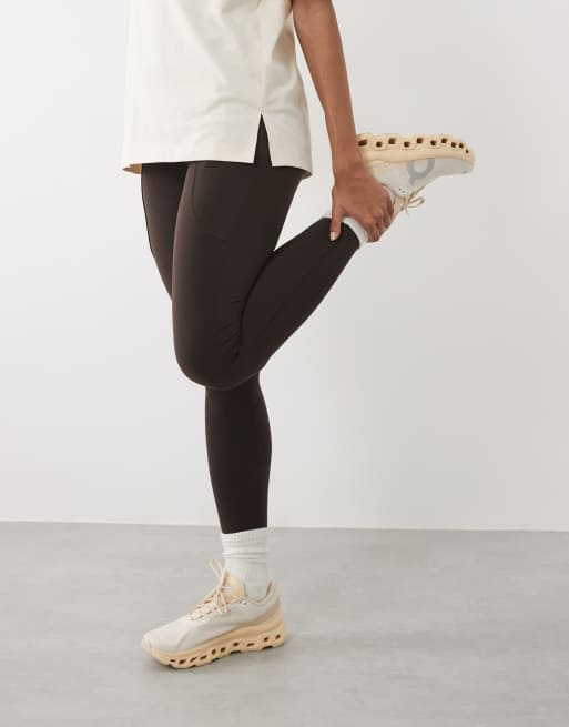 Sweaty Betty Power 7/8 workout leggings in brown, 3 of 5