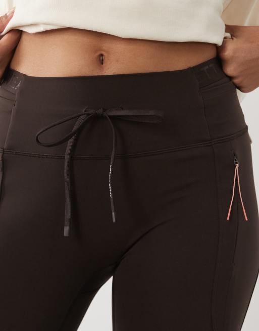 Sweaty Betty Power 7/8 workout leggings in brown, 4 of 5