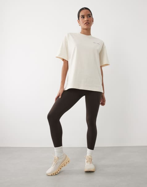 Sweaty Betty Power legginsy treningowe 7/8 w kolorze brązowym - view 1