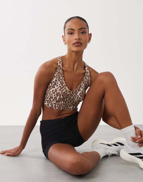 Sweaty Betty Power Pulse Bra in leopard print - view 1