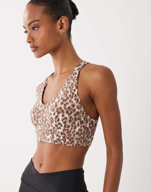 Sweaty Betty Power Pulse Bra in leopard print, 4 of 4