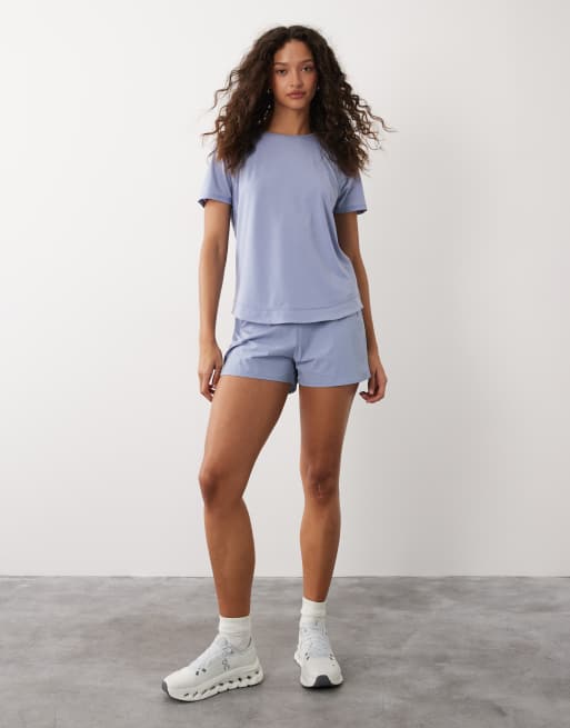 Sweaty Betty - Relay Replacer - Pantaloncini blu, 2 di 5