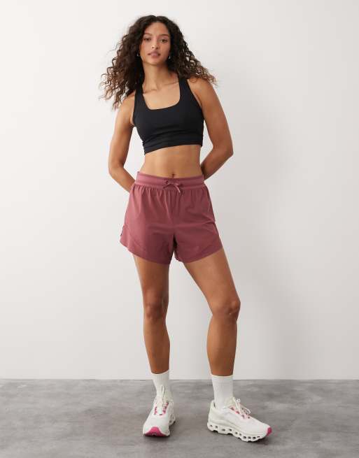 Sweaty Betty – Rosa löparshorts med hög midja och ledig passform, 2 av 5