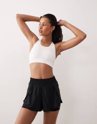 Sweaty Betty Stamina Seamless Sports Bra in white