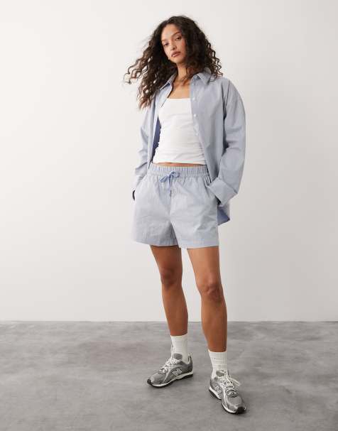Sweaty Betty - Summer - Conjunto azul y blanco a rayas - view 1