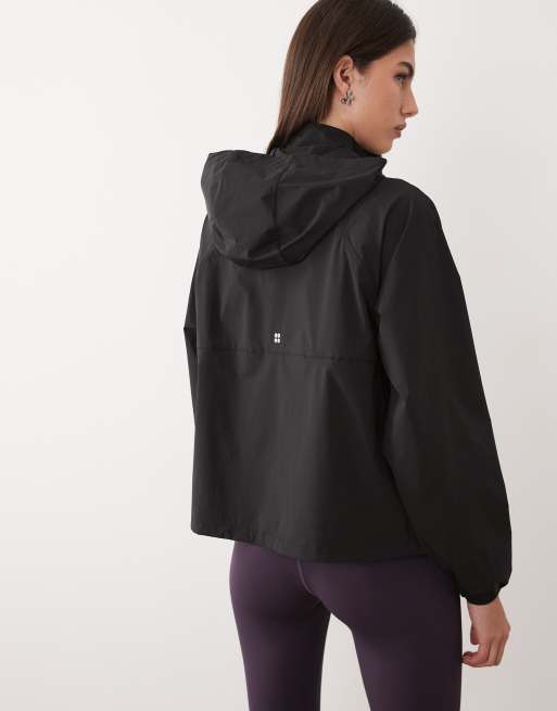 Sweaty Betty - Ultimate Run - Opvouwbaar jack in zwart, 3 van 4