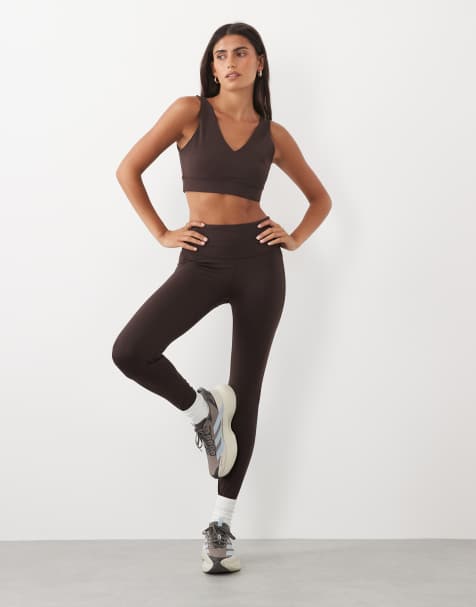 Sweaty Betty Ultimate Studio 7/8 leggings i espresso brown - view 1