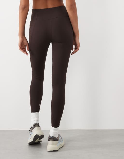 Sweaty Betty Ultimate Studio 7/8 leggings in espresso brown, 4 of 5