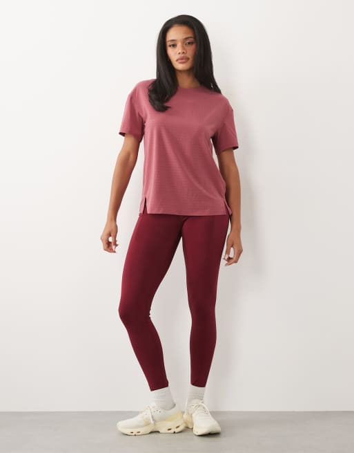 Sweaty Betty Ultimate Train loose rib t-shirt in pink, 2 of 4