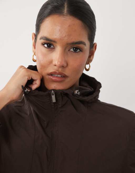 Sweaty Betty wind breaker in espresso brown, 2 of 4