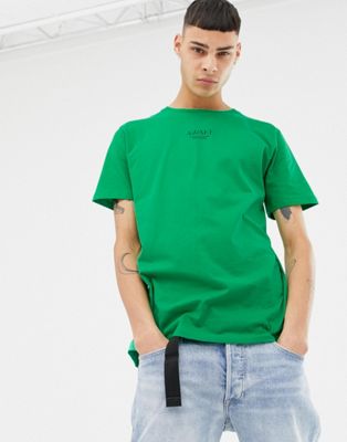SWEET SKTBS - Regular-fit T-shirt van biologisch katoen met Awake-print in groen