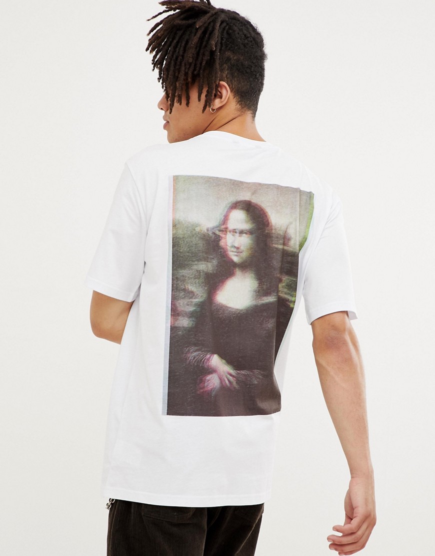 Systvm - Mona - T-shirt con stampa sul retro-Bianco
