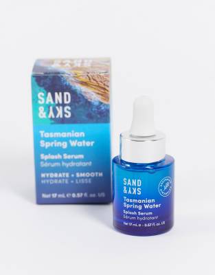 фото Сыворотка с тасманской родниковой водой sand & sky tasmanian spring water splash serum - 17 мл-бесцветный