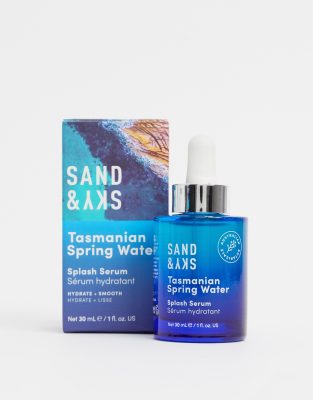 фото Сыворотка с тасманской родниковой водой sand & sky tasmanian spring water splash serum - 30 мл-бесцветный