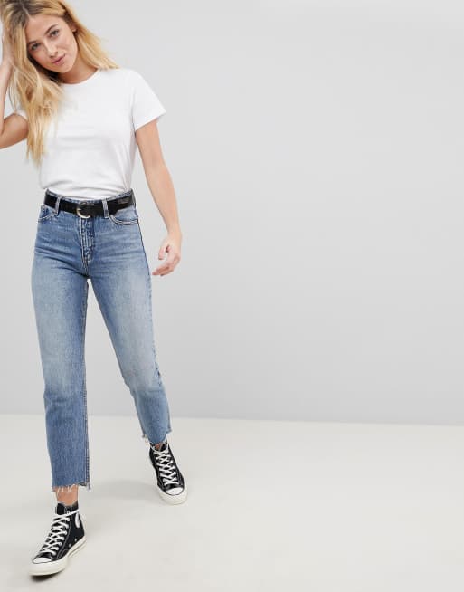 T-shirt ASOS DESIGN z okrągłym dekoltem, biały, 4 z 4