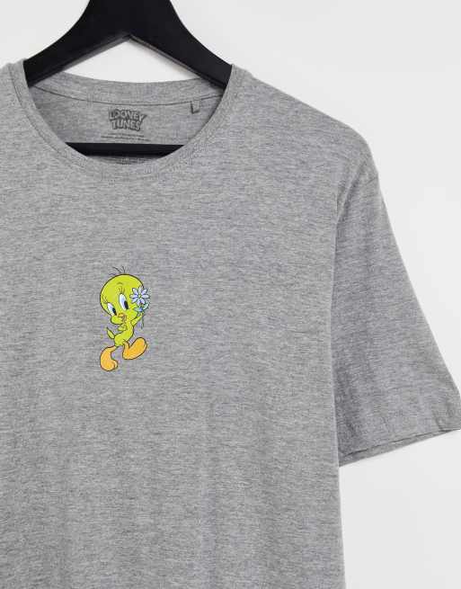 T-Shirt in Grau mit <em>Tweety</em>-Print, 4 von 4