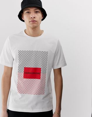 T-shirt med multifarvet logo med regulær pasform fra Calvin Klein Jeans-Sort