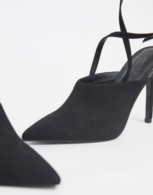 Tacones altos con puntera en punta en negro Photography de ASOS DESIGN, 4 de 4