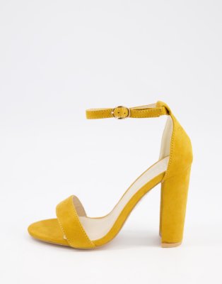 Tacones color mostaza clearance