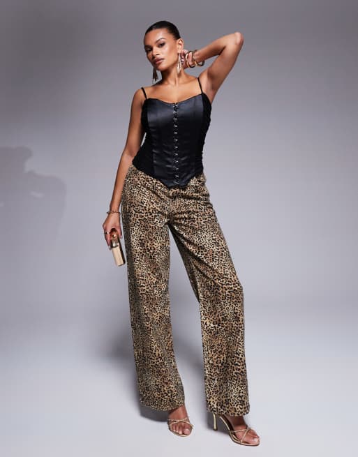 Taideux fuller bust Cassandra satin boned corset top with