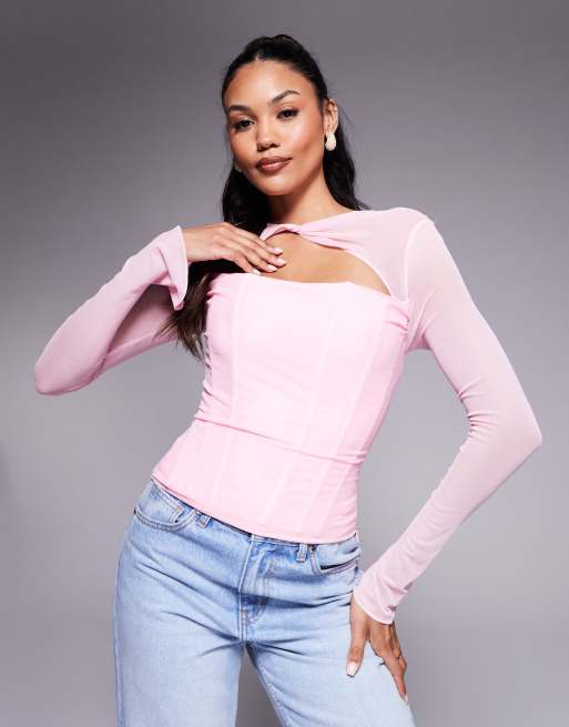 トップス melt the lady lace up layered corset MELT THE LADY lace up layered corset