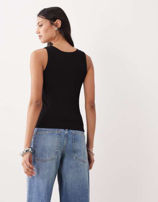 Tala - 365 Sculpting Lounge - Omkeerbare tanktop in zwart, 4 van 4