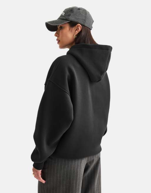 TALA Active applique oversized hoodie in black, 3 of 3