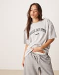 [Tala] Tala Active applique t-shirt in grey XS GREY